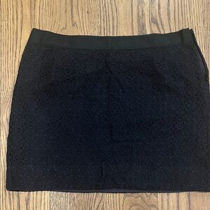 J.Crew factory black mini skirt